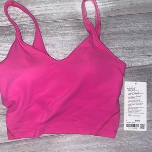nwt lululemon sonic pink align tank size 6